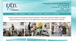 Desktop Screenshot of excelrehabva.com